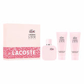 Lacoste L.12.12 Rose Eau De Parfum Spray Set 3 Pieces